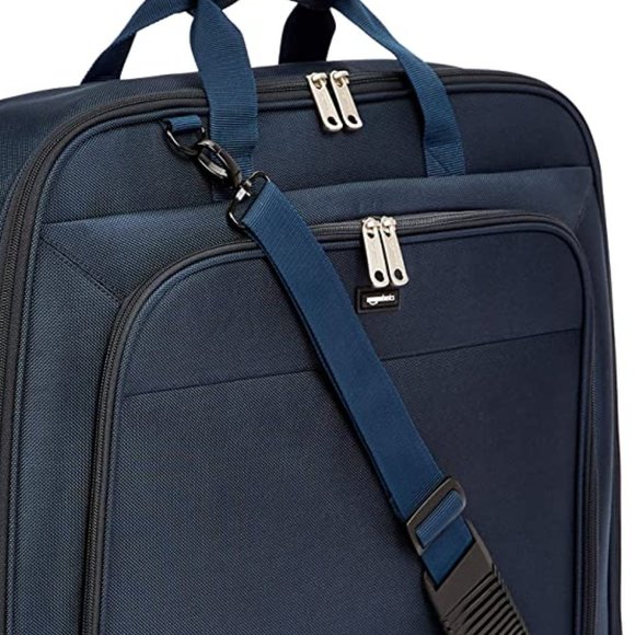 Amazon Basics Garment Bag - Navy Blue, 40-Inch NEW in BOX (X005, X006, X007) - Picture 2 of 11
